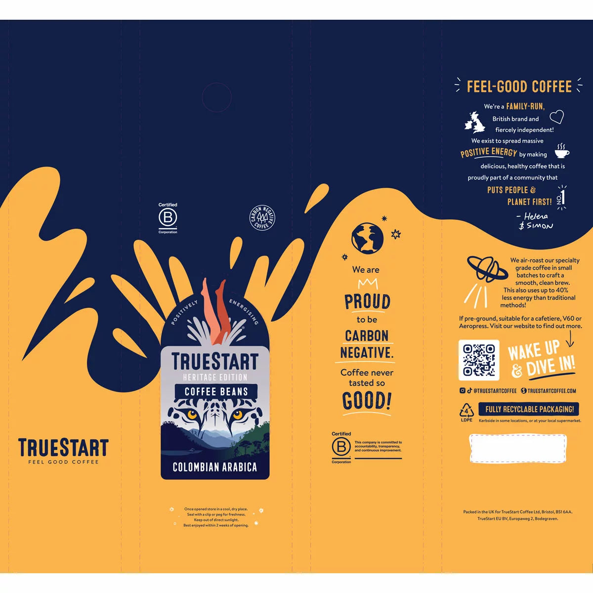 Truestart Heritage Edition Coffee Beans, 1kg